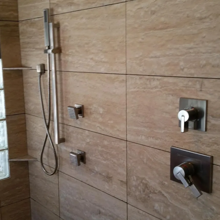 Shower fixture installation for Water Heater Replacement in Lake Station
